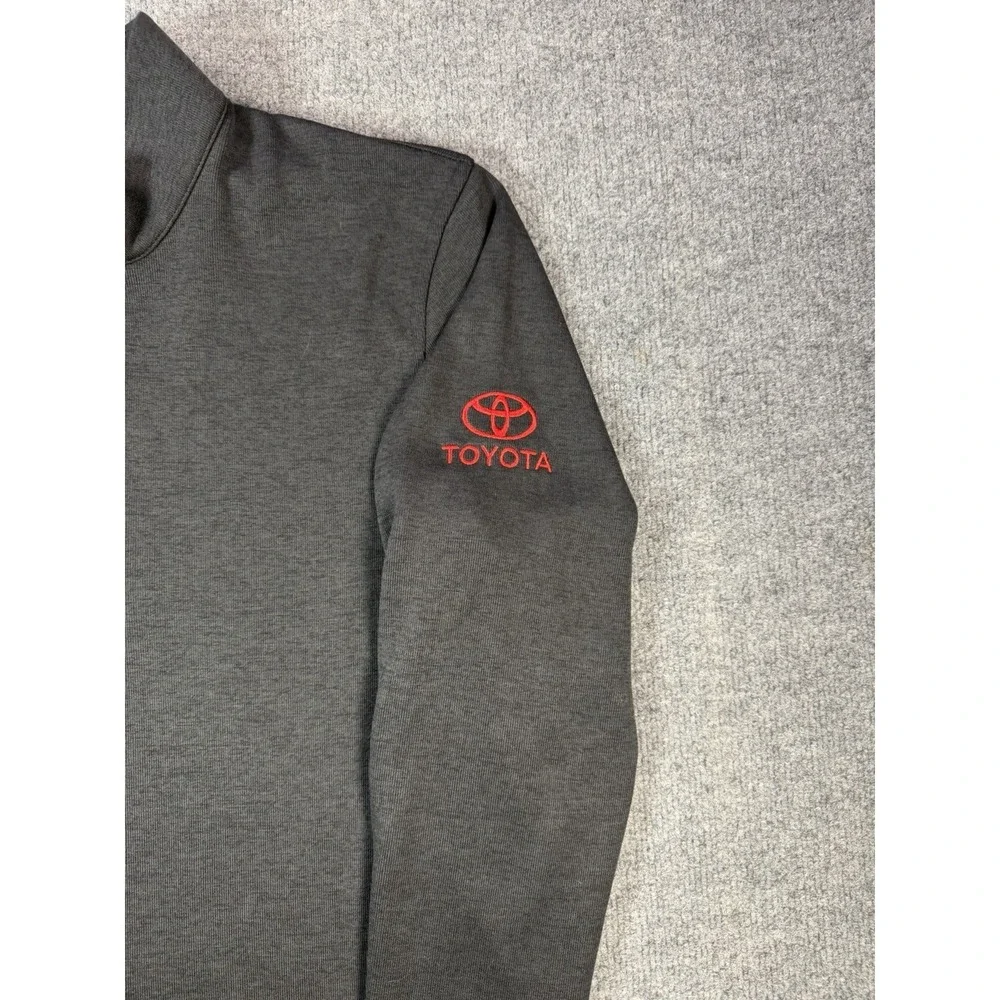 Nike Dri Fit Toyota 1/4 Zip Pullover Mens Medium Gray Quarter Zip Sweatshirt